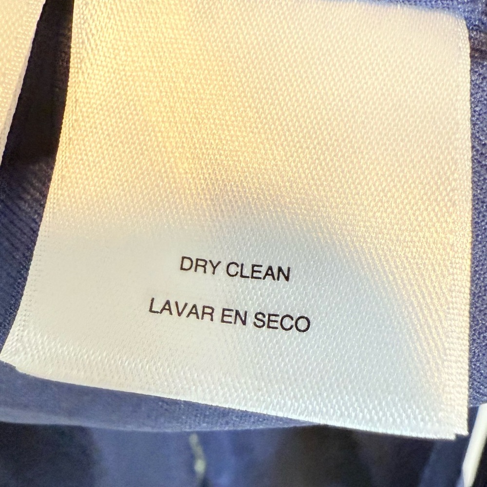 Pappagallo The Mandy Dress Navy and Gold Size 12 NWT - Picture 8 of 8